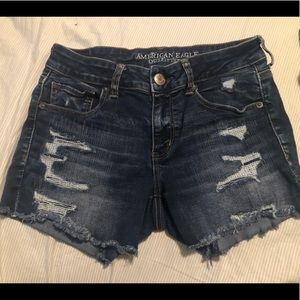 American eagle midi shorts